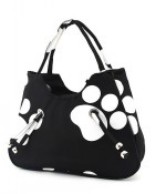 Paw Hand bag Black